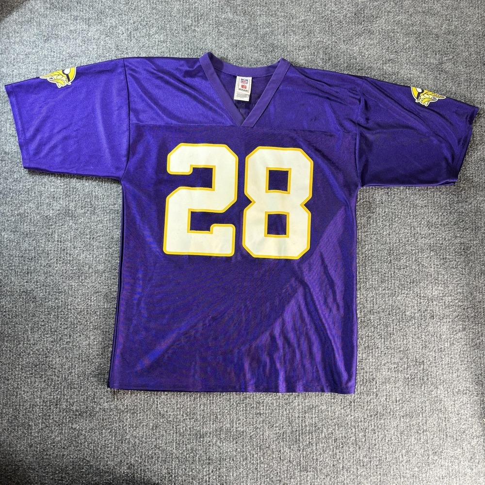Minnesota Vikings Jersey Mens Medium Purple NFL Football Adrian Peterson NFL